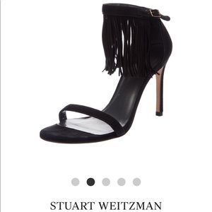 Stuart Weitzman fringe heels